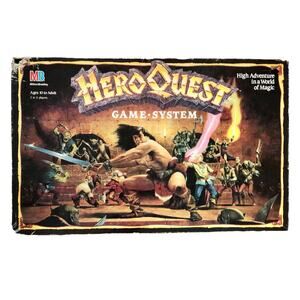 HeroQuest Game System BOX ONLY
 Original 1980’s Good For Starter Box See Photos